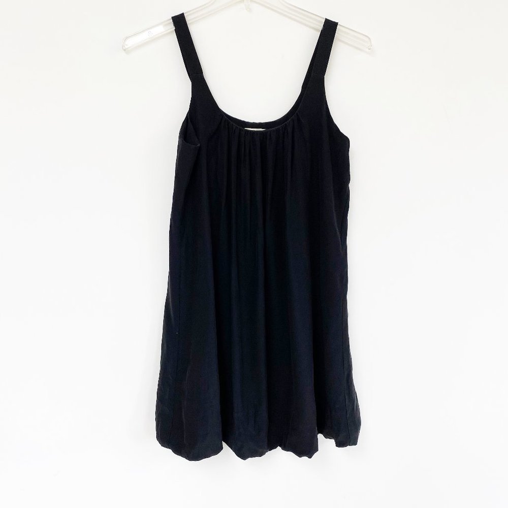 Dolan Black Silk Simplistic Sleeveless Dress S